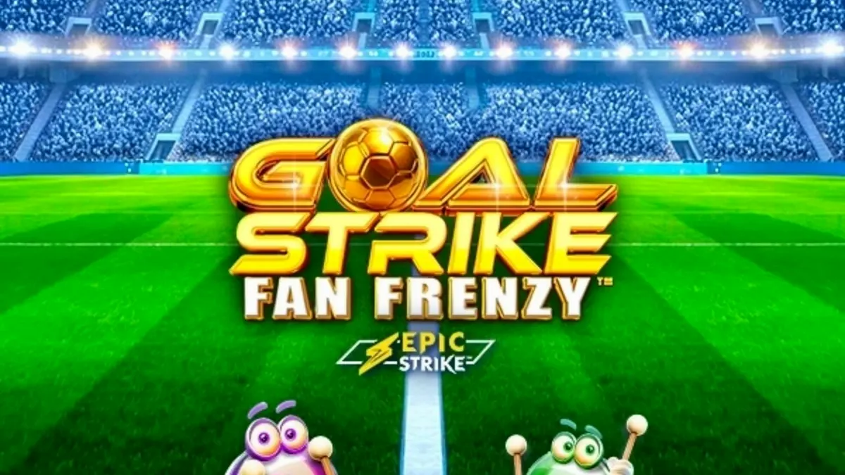 Goal Strike Fan Frenzy سلاٹ کا اسٹیڈیم تھیم والا انٹرفیس